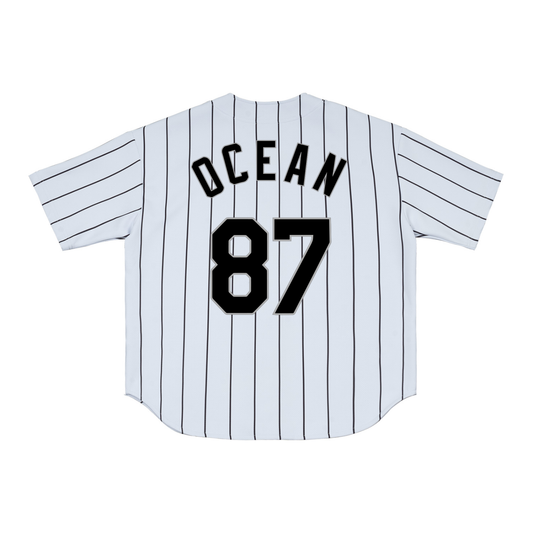 Pinstripe Baseball Jersey