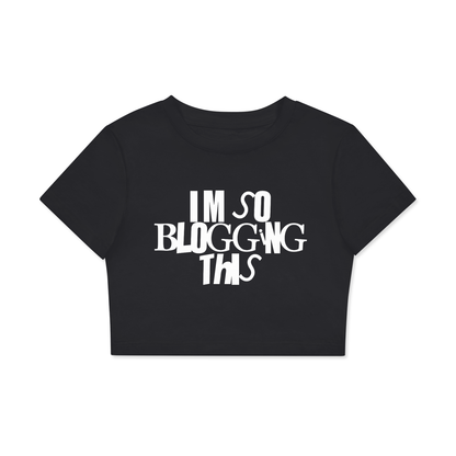 Bloggin Crop Top