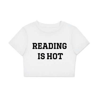 Reading Is Hot Crop Top