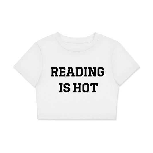 Reading Is Hot Crop Top